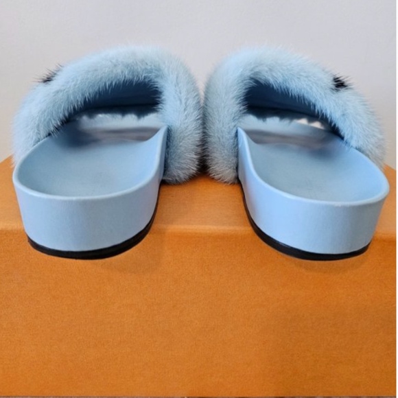 Louis Vuitton Mink Slides - Picture 4 of 6